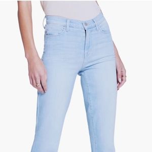 L’Agence Sada High Rise Crop in Hilton wash